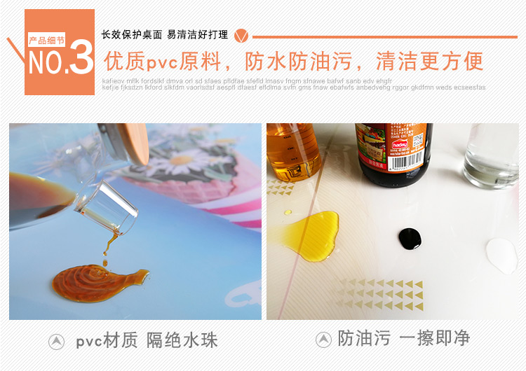 Bảng Mats bảng vải chống thấm dầu nóng Disposable nhựa tấm PVC mềm kính pha lê vải trải bàn hình chữ nhật - Khăn trải bàn khăn trải bàn vuông