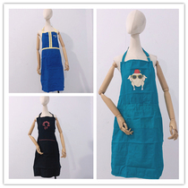 Pure cotton apron widening to increase lengthened circumference waist workwear 86 * 69cm
