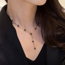 2022 New Korean fashion trend female luxury girls in the student personality neckchain 18K does not lose color necklace