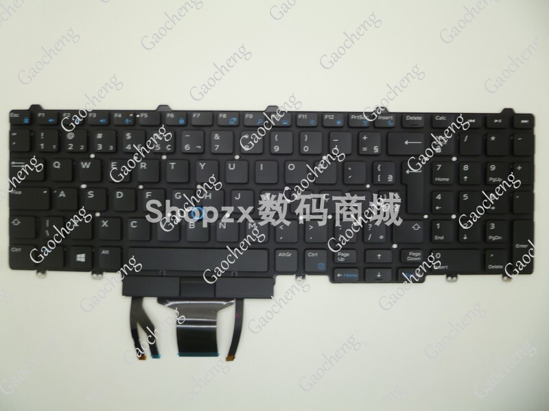 Suitable for Dell E5550 E5570 Laptop Keyboard Ar Br Fr Jp Ne Sd Sw