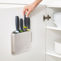  British joseph cabinet door hanging knife set Non-stick silicone spatula cutting board cutting board set Kitchenware storage