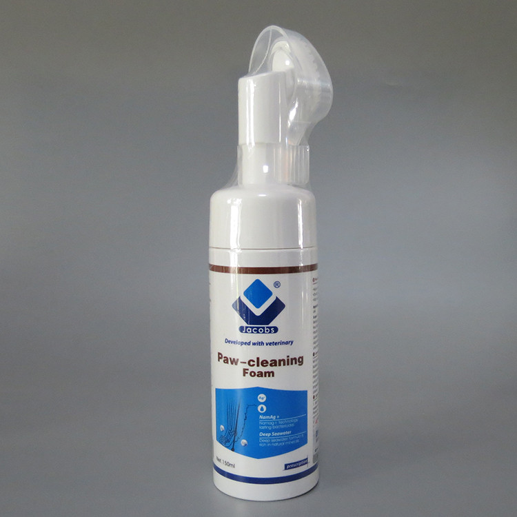 Jacobs pet dog mèo sạch chân bọt chó rửa chân móng vuốt rửa chân tạo tác chăm sóc chân - Cat / Dog Beauty & Cleaning Supplies 	găng tay chải lông chó	