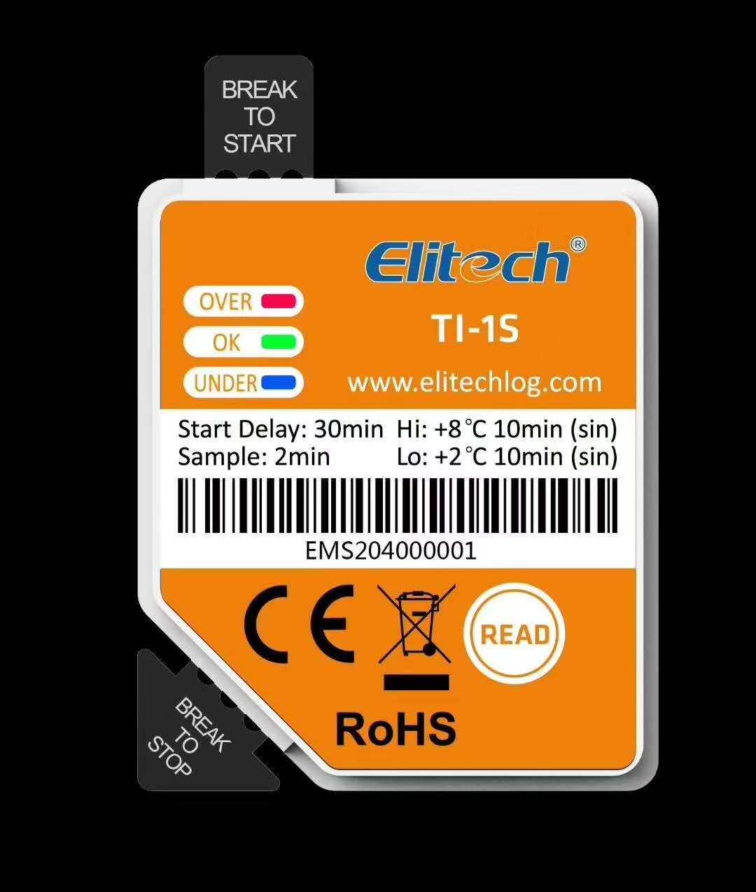 Temperature Tags Blood Vaccine Biopharmaceutical Preparations Pharmaceuticals Cold Chain Food Precision Instruments Disposable NFC