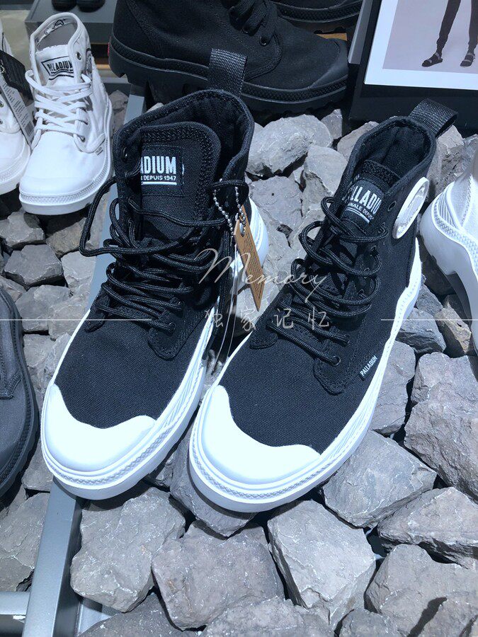 Paladin men's and women's casual fashion high tube all-match thick-soled canvas dad shoes 76557