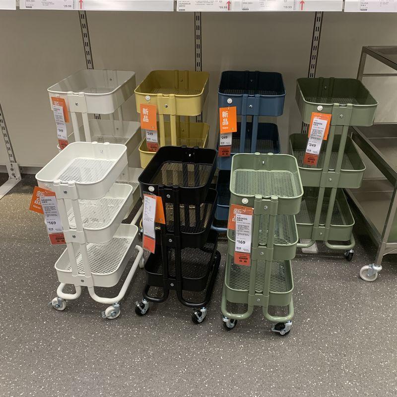 Guaranteed to Purchase Genuine Lasker Trolleys for Home Storage from Ikea Shanghai Physical Stores Guaranteed to Purchase Genuine Lasker Trolleys for Home Storage from Ikea Shanghai Physical Stores