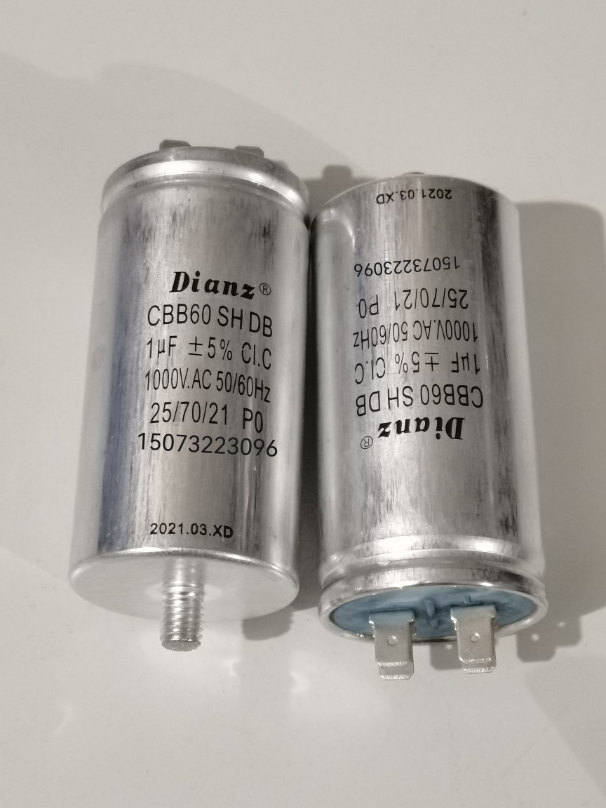 DIANZ CBB60 SH DB 0 47UF 2 8 10 1UF 1KV 1000V AC with bolt capacitor