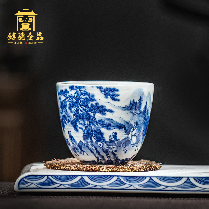 All hand - made porcelain of jingdezhen ceramics panasonic always masters cup kung fu tea cups single cup sample tea cup