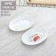 Lò vi sóng đơn giản tấm nhựa đặc biệt đĩa nhựa gia dụng thích hợp cho nhiệt độ cao dày tấm bộ đồ ăn cá