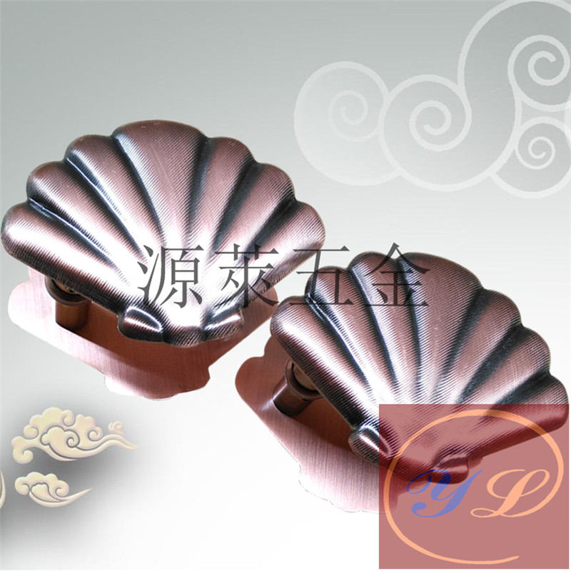 Custom Chinese antique handle Creative glass door handle Hotel club box door Solid wood door New Chinese handle