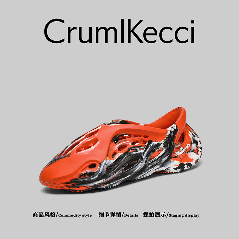 American Cruml&Kecci~Roman Beach Shoes Camouflage Men's Casual Sports Shoes Non-Slip Large Size Summer Sandals