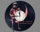 Foreign trade popular space astronaut vinyl record wall clock LED night light remote control planet creative home decoration clock