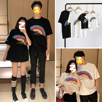 2022 new short sleeve pro-children in summer family of three-four-mouth newborn baby mother and mother foreign air T-shirt