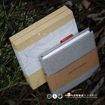 Knife family photo album custom gift box set丨6 inch linen cover baby photo book pair mounted thickened childrens photography