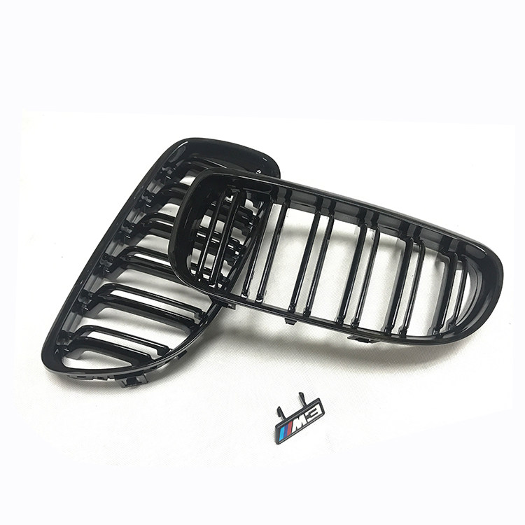 Suitable for BMW modified China 3 Series E90E92E93M3 upgrade parallel bars paint black nose intake water tank net