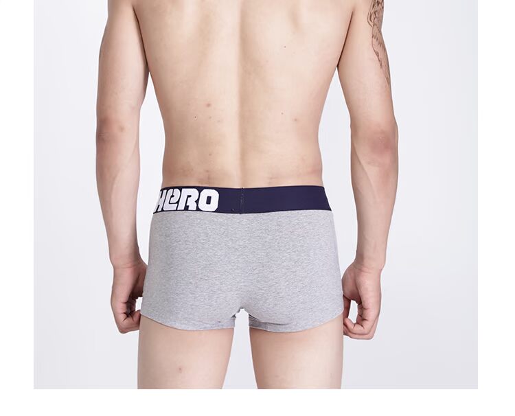 Martin và chuối khâu tương phản bốn màu sắc để chọn quần đùi boxer bốn góc cơ bản cho nam quan lot sieu mong