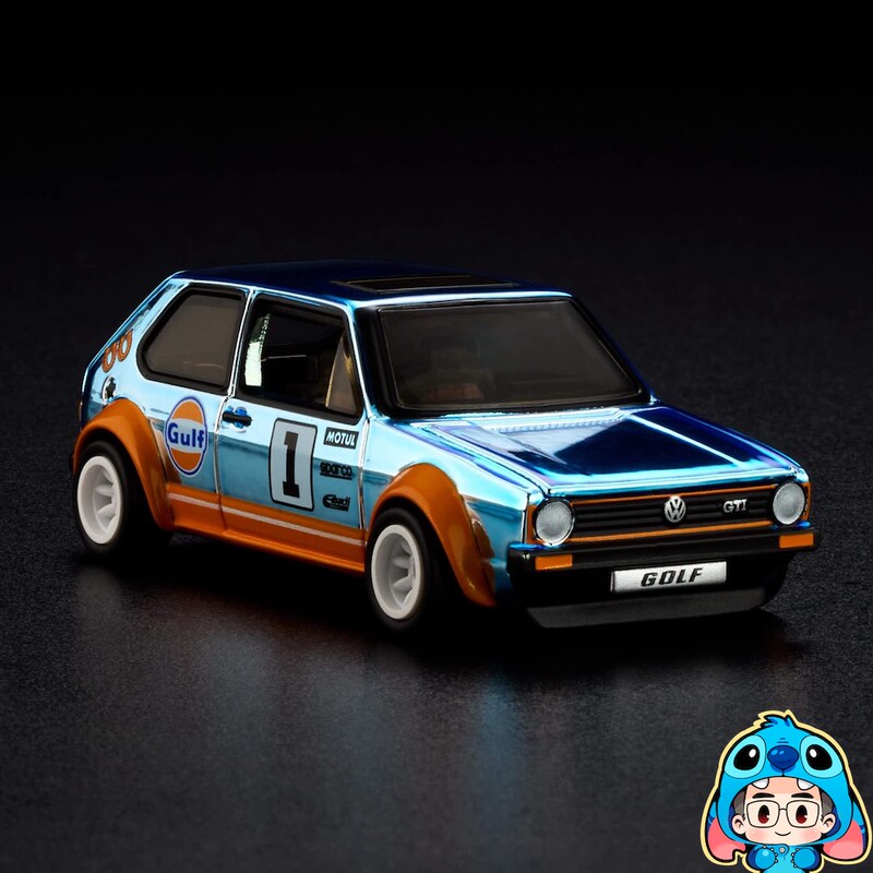 Hot Wheels Rlc Golf Mk1 Gulf Oil Hot Wheels 1:64 Metal Model