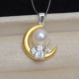 Подвеска ручной работы, космические аксессуары из жемчуга, серебро 925 пробы