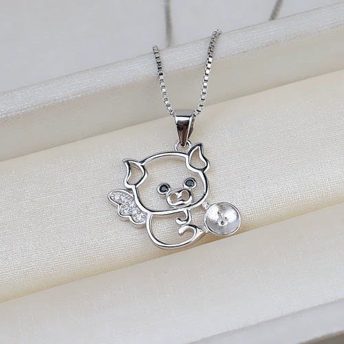 Подвеска из жемчуга, аксессуар, аксессуары, серебро 925 пробы, китайский гороскоп