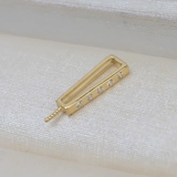 Длинная подвеска, аксессуар из жемчуга, аксессуары, G18, золото 18 карат