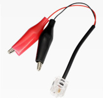 Line finder alligator clip adapter cable for phone lookup special alligator clip RJ11-Alligator clip cable