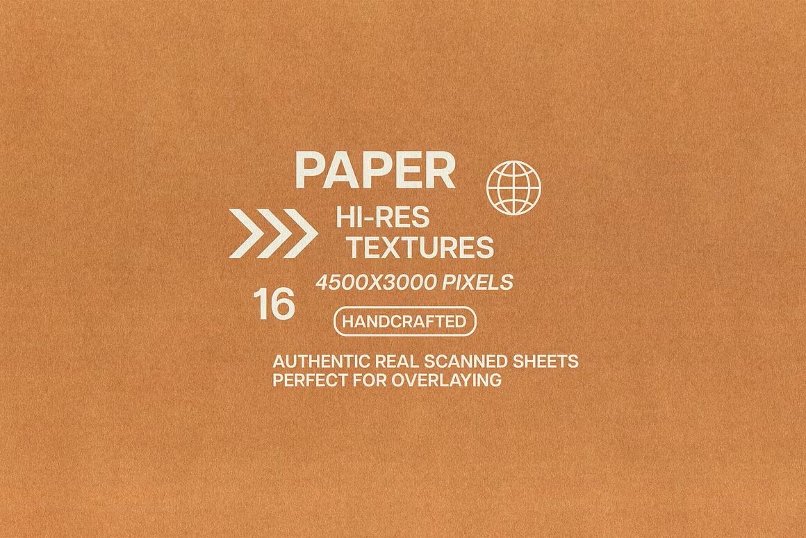 【图片素材】32款复古牛皮纸真实纸张纤维纹理背景设计图片素材 Authentic Kraft Paper Textures