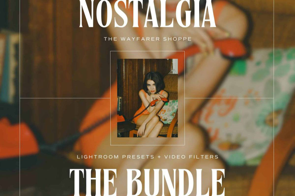 【PS/LR预设】经典电影胶片模拟LR/LUT预设 The Wanderful Wayfairer-Nostalgia Presets