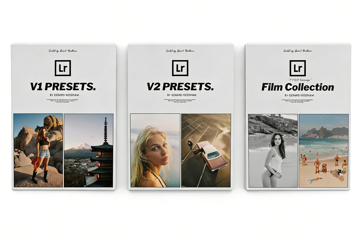 【PS/LR预设】120个XMP+DNG格式柔和LR预设Gerardneedham-GN–V1-V2- V3