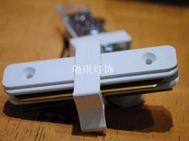 Metal halide lamp Track 2-wire track connector adapter right-angle joint for 2-wire track butt white and black