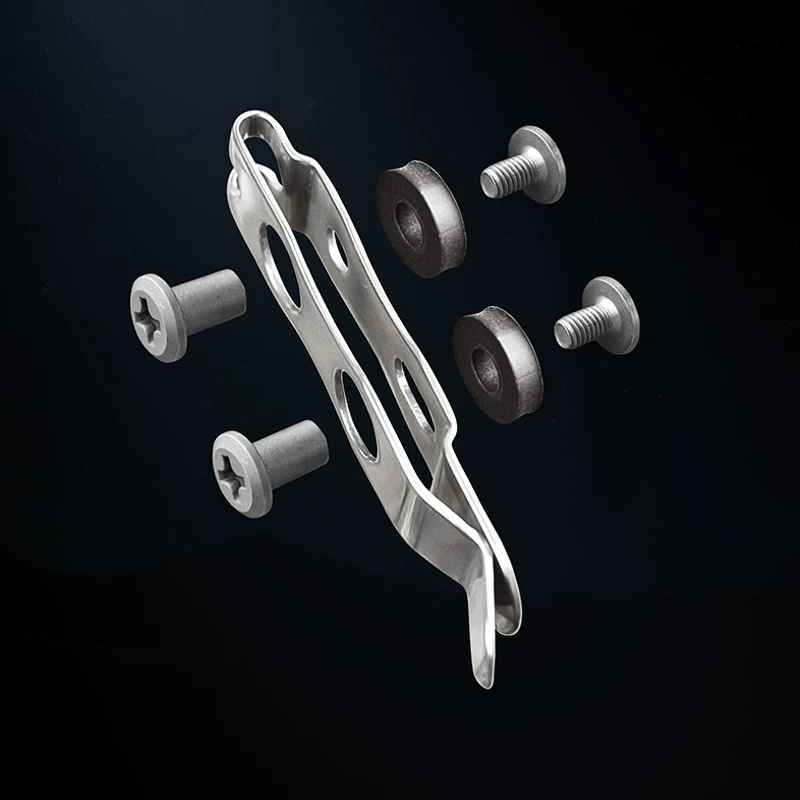 K-стойка из нержавеющей стали back clip DIY многофункциональный нож EDC клип-набор ножа чехол MOLLE быстрого вытягивания поясной клип