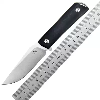 Three-edged wood S611 outdoor straight knife Tactical straight knife Camping knife Survival knife