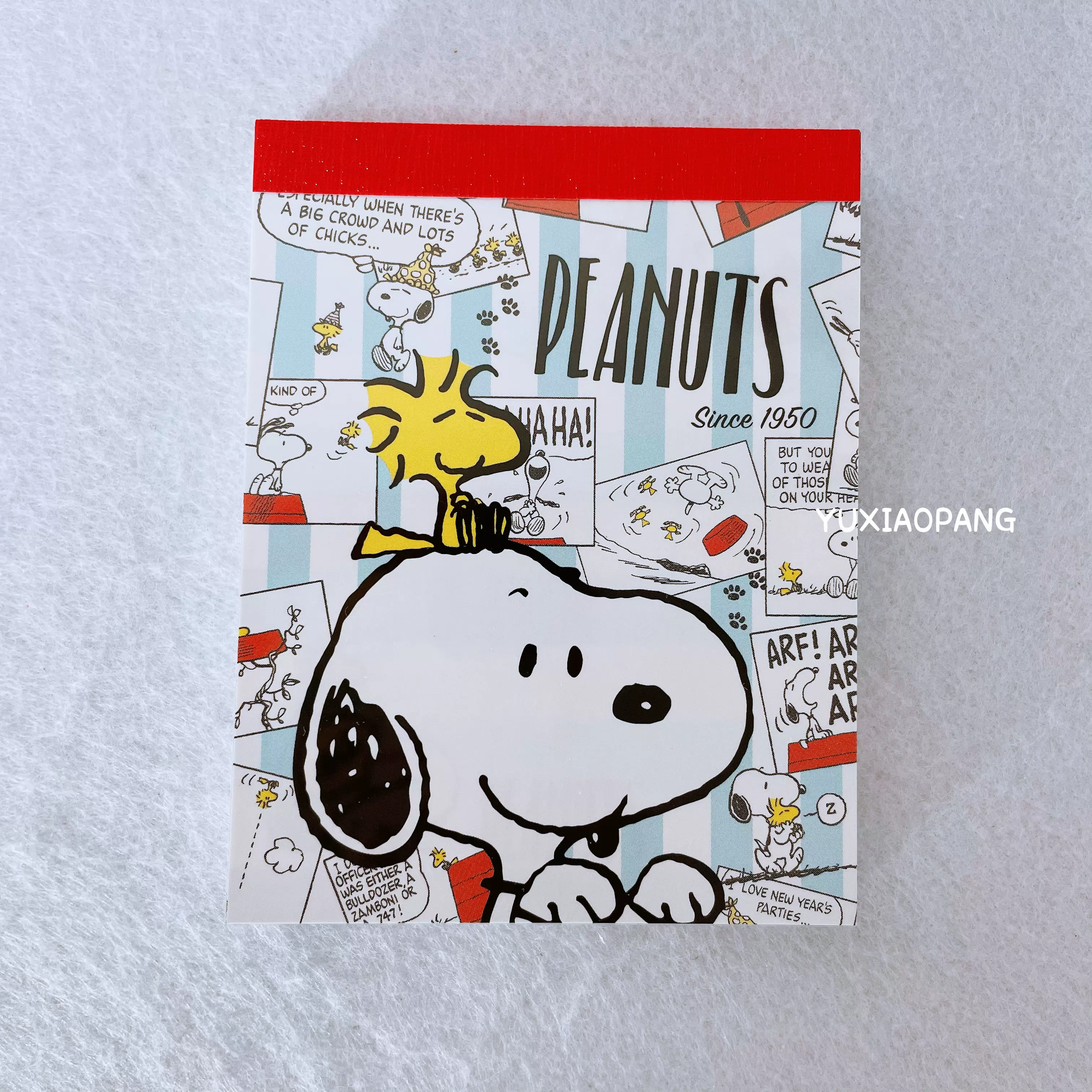 史努比限定 日本制 限量款snoopy卡通人物mini便签本彩页100张