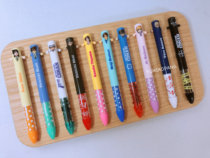 Japanese Sakamoto Detective Conan limited the mimi pen ear pen black and red double ballpoint pen