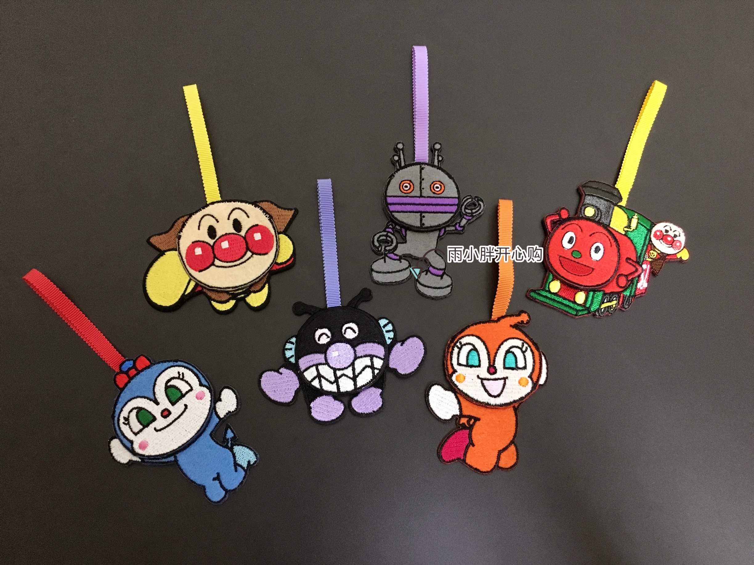 Spot Bread Superman Museum limited to the children's bookbag name manual embroidered cloth hanging parts