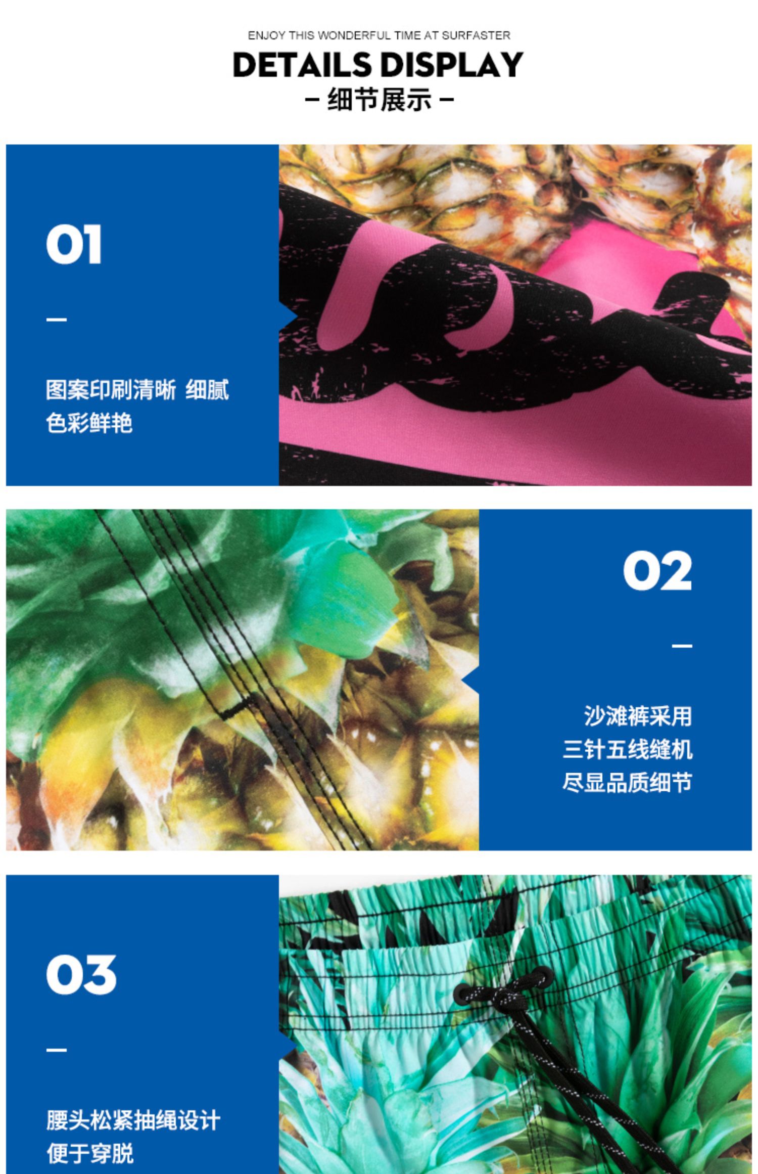2019 quần đi biển mới thời trang nam cá tính in quần lớn ngày lễ du lịch nhanh khô quần lửng mùa hè - Quần bãi biển quần áo đi biển nữ