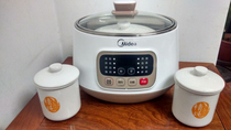 Midea Midea WBZS162 Electric stew pot White porcelain soup pot Porridge health ceramic water-proof stew pot Birds nest