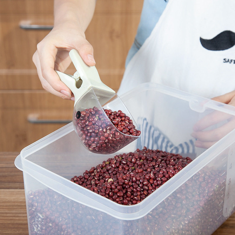 Kitchen Duck Head Styling Plastic Rice Shovel with water spoon Water ladle Spoon Rice Bag Closure Clip Flour Shovel Rice Spoon