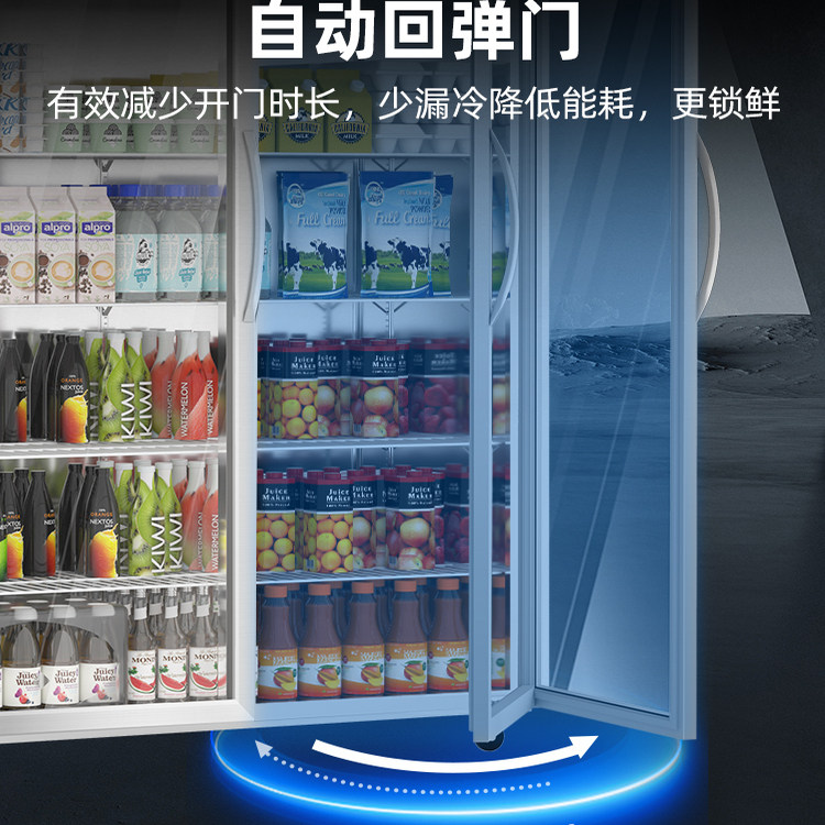Star Refrigerated Vegetable Preservation Cabinet Kitchen Refrigerator Commercial Spicy Hot Pot Display Cabinet Freezer Ordering Cabinet Flagship Store