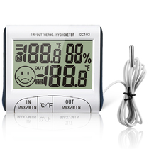 DC103 indoor and outdoor thermometer hygrometer portable thermometer and hygrometer with probe