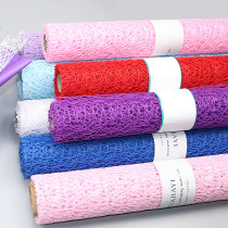 Jacquard mesh flower wrapping paper material Korean geese net DIY rose bouquet flower Flower Flower Flower Flower Flower Net
