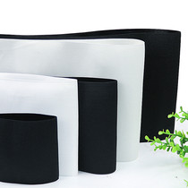 10cm20 ultra wide black and white elastic band waist waist waist clothing DIY elastic belt waist belt rubber band