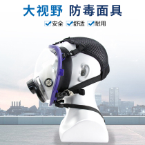 Anti-gas mask long tube air respirator mask RD40 threaded connector Anti-gas mask with filter poison tank Anti-fog