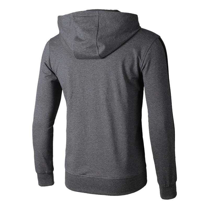 Áo khoác cotton thể thao nam Mùa xuân và mùa thu áo len mỏng trùm đầu Áo khoác nam mùa đông dày cộng với đồ thể thao nhung áo gió lining nam chính hãng