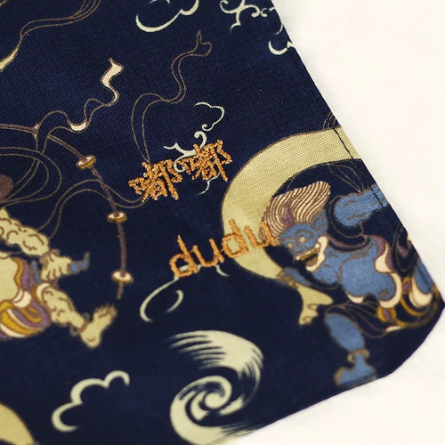 Японский шарф, слюнявчик, с вышивкой, делается под заказ