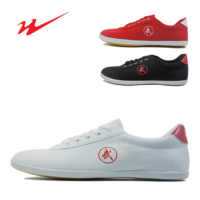 Qingdao Double Star Special Adult Teen Youth Canvas Buffalo Sound Martial Art Taiji Kung Fu Square Dance Shoes