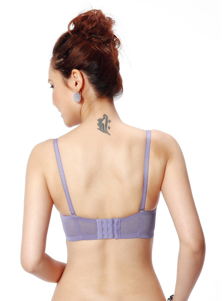 Ít phụ nữ ống hàng đầu chống chói dày áo ngực che sâu Deep v massage tinh dầu túi siêu tập trung đồ lót ngực nhỏ tập trung quần lót uniqlo