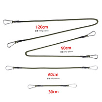 CLS Outdoor Tent Rope elastic rope elastic band Camping Clothesline Luggage Binding Rope Bag with 8mm coarse