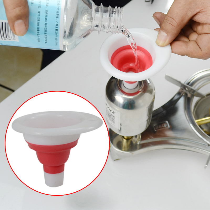 Creative home retractable funnel Silicone funnel Convenient folding telescopic small funnel small