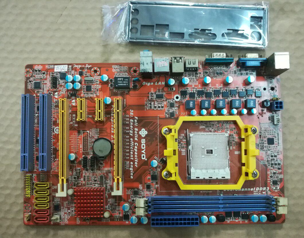 Meijie A55 FM1 large board independent display card F1A55 with X4 631