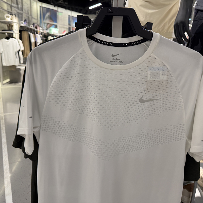 Nike Short-Sleeved Dri-Fit Men's and Women's Running Training Quick-Drying Sports Half-Sleeved Breathable Cool T-Shirt Hv5204-100