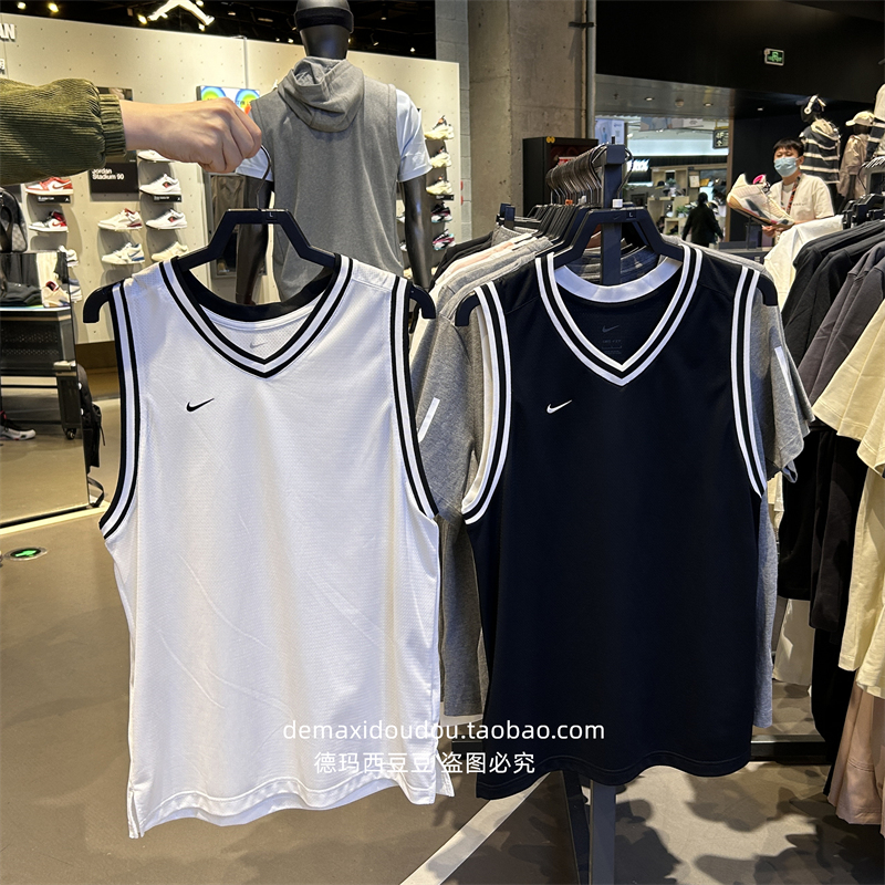 Special Offer Genuine Nike Men's Casual Sports Quick-Drying Sleeveless Basketball Vest Fq3708
